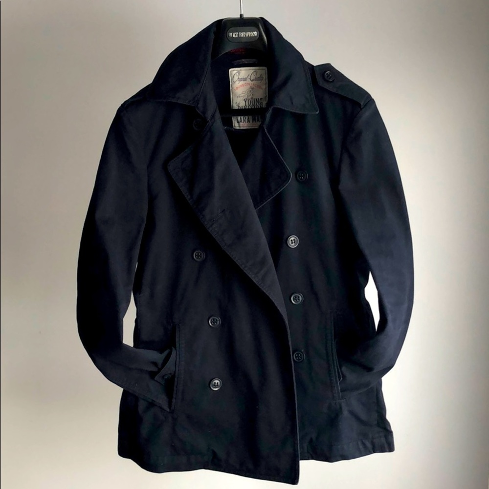 Dark Navy Men’s Pea Coat